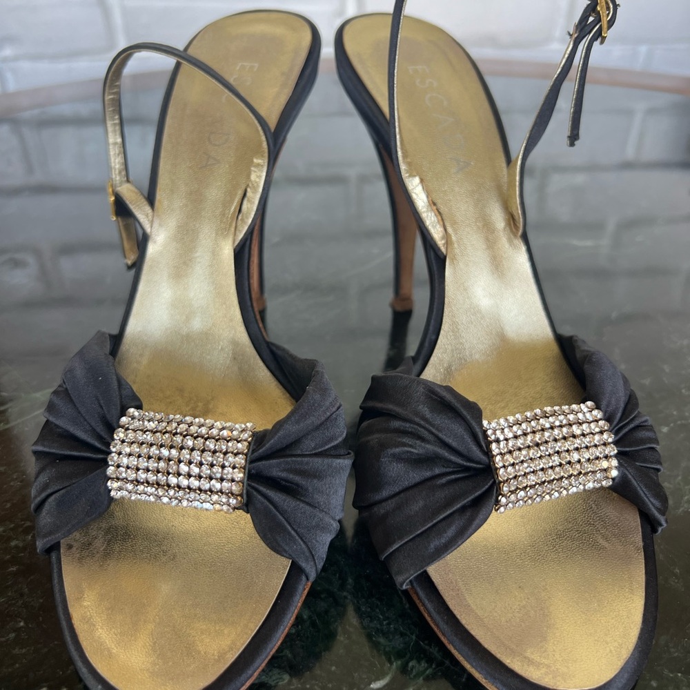 Escada Sling back heel sandals